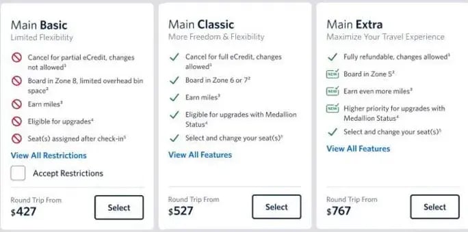Deltas-new-booking-layout